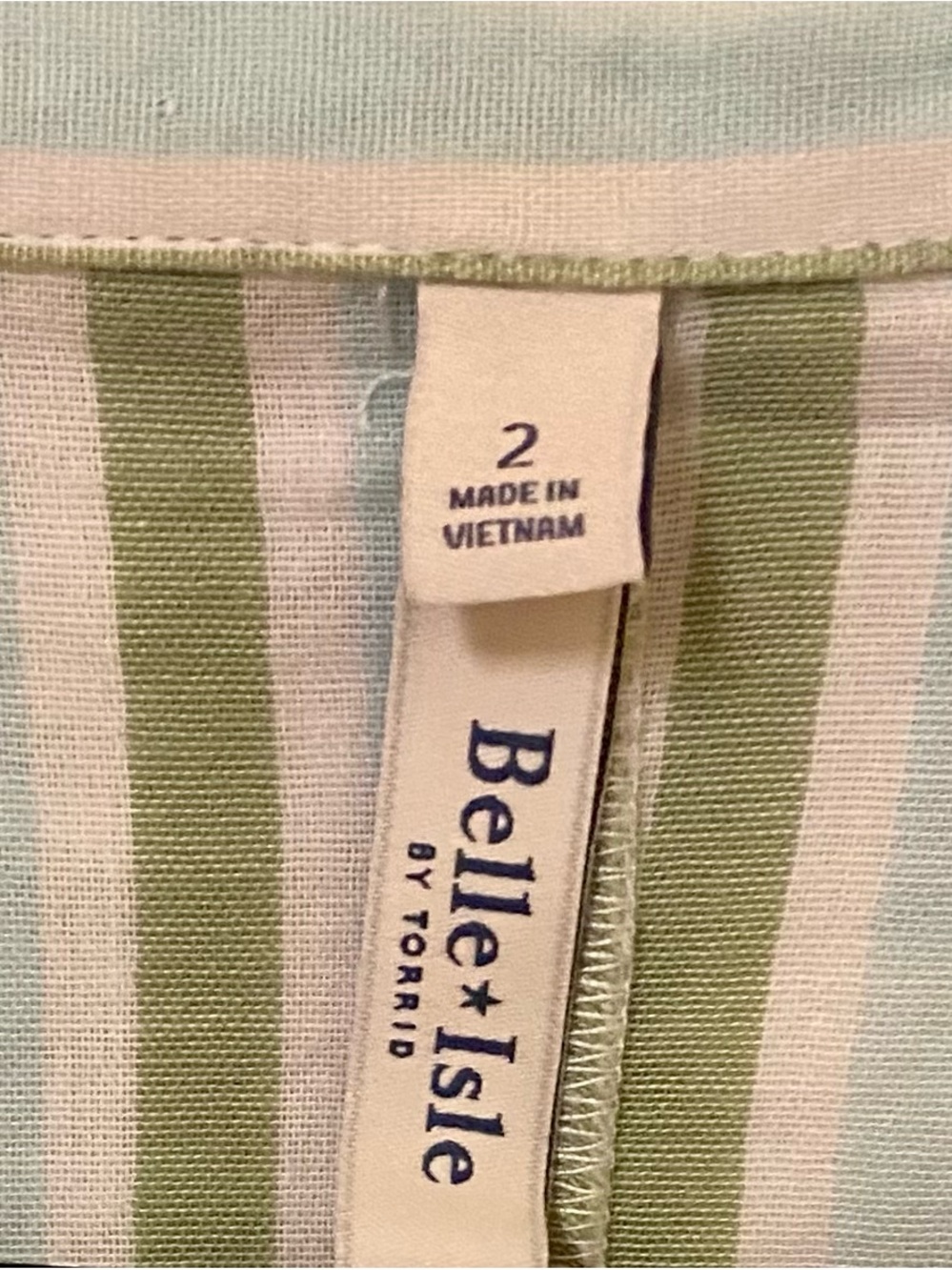 Torrid Belle Isle Cotton Linen Popover Tunic Blouse - Size 2X - EUC! - Picture 7 of 8
